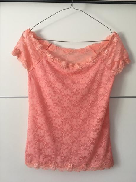 Čipkovaný top, s
