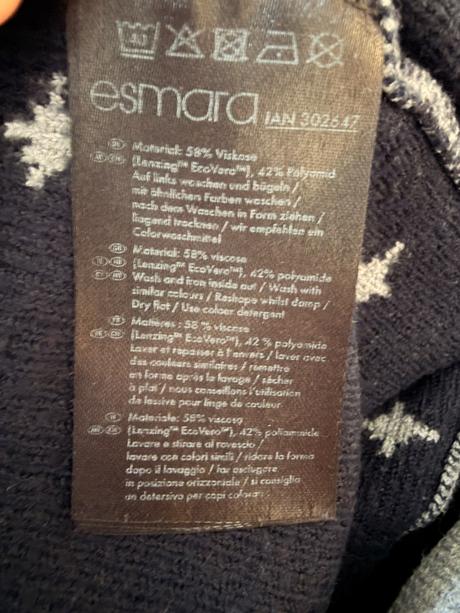 Sivé úpletové legíny/nohavice esmara so vzoron, esmara,xl