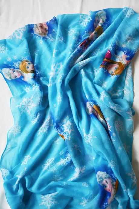 Plážová šatka frozen disney 170x90 cm, lindex