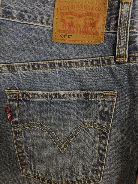 Levi's 501 ct nízky pás w24 l32 boyfriend/rovné, levis,s