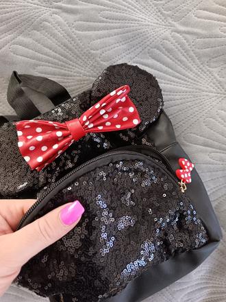 Minnie ruksak s mašľou,