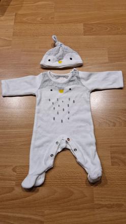 Súprava overal a čapica tučniak, f&f,50