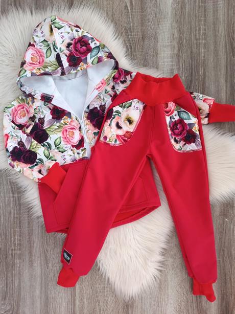 Ihneď k odberu- softshellová súprava, 110 / 116