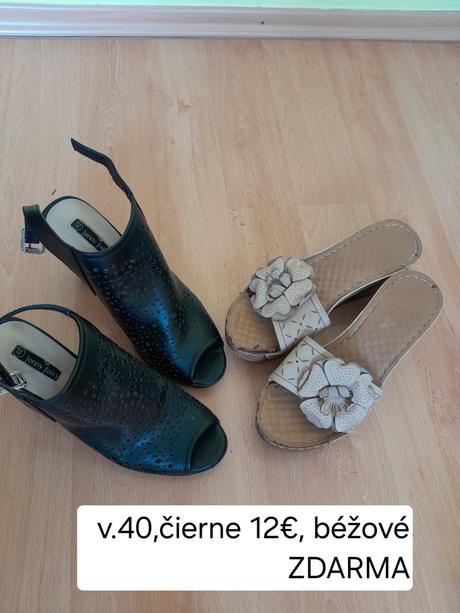 Topánky 1+1 zdarma, 40