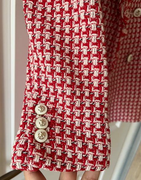 Bielo - červené kárované bavlnené sako zara, xs/34, zara,xs