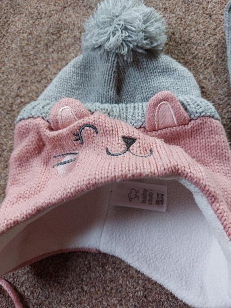 Set čiapka, šál, rukavičky, baby club,80