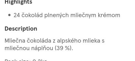 Milka adventný kalendár, 