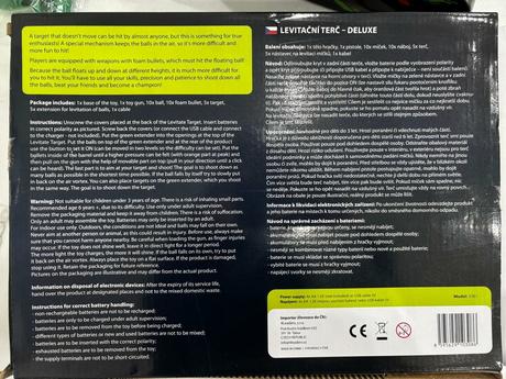 Levitačný terč - set, 