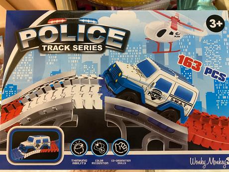 Polícia - dráha s autíčkom, 