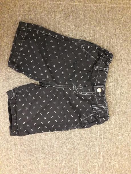 Námornícke kraťasy s kotvami, c&a,92