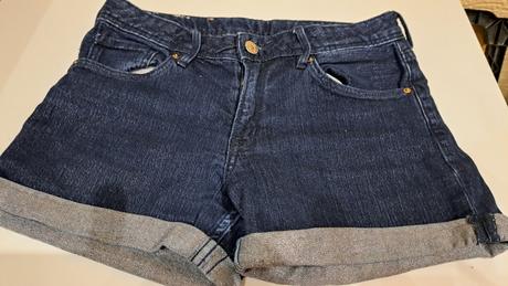 Rziflove šortky, denim,146