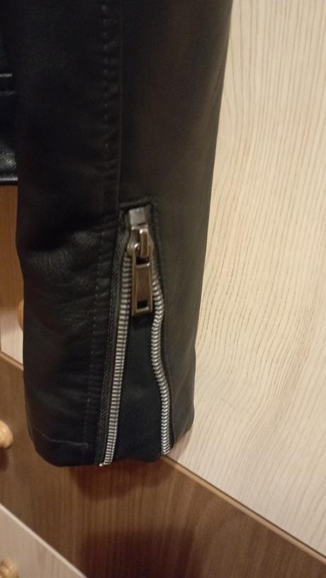 Pánska, chlapčenská koženkova bunda, c&a,xs