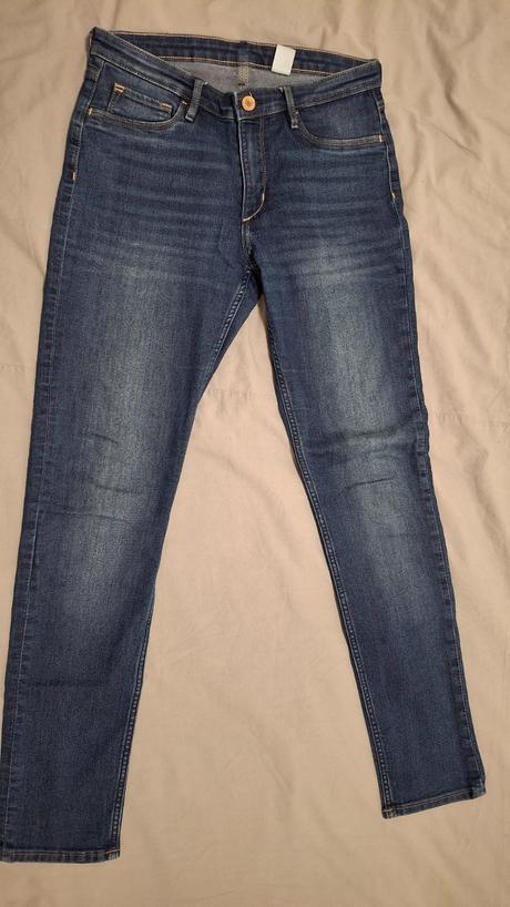 Džínsy skinny, h&m,158