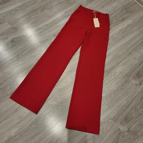 Xs/s červené elegantne nohavice, s