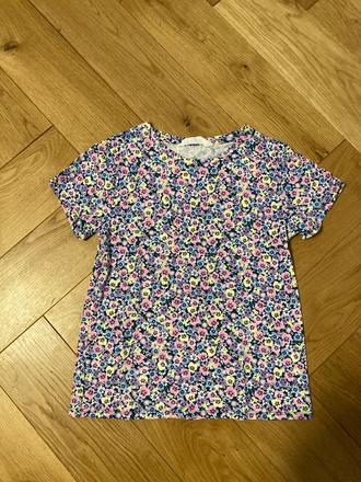 Kvetinkove tricko, h&m,134