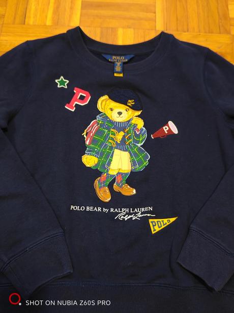 Ralph lauren bear pecková mikina, ralph lauren,xs