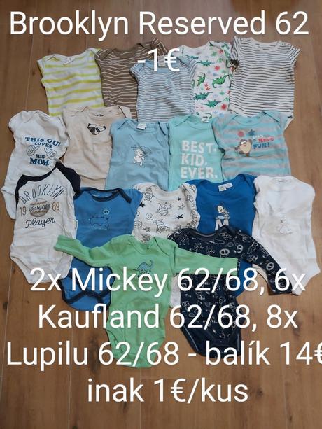 Body dlhý rukáv od 50 po 98, 50