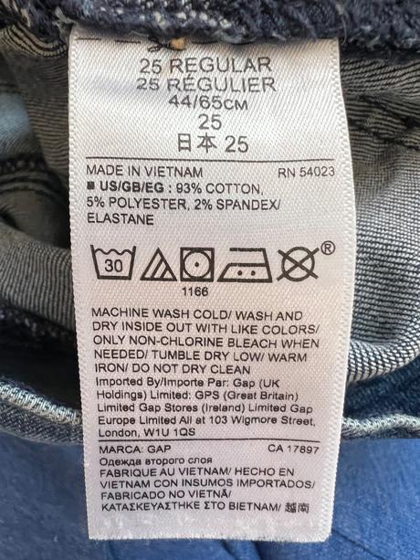 Rifle 25 regular, gap,xs