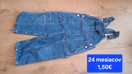 Predám zachovalé oblečenie pre deti od 2.m-6.r,