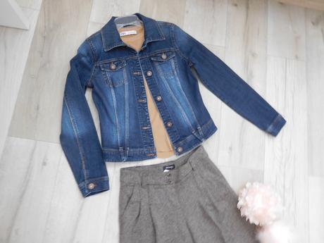 Riflová bunda tmavo modrá-36 v, top top stav,, orsay,36