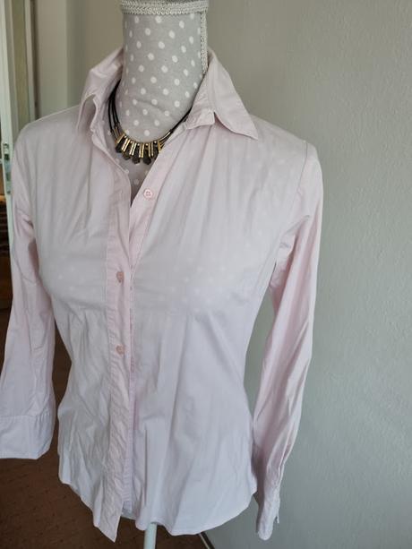 Bledoružová blúzka zara 38, zara,38