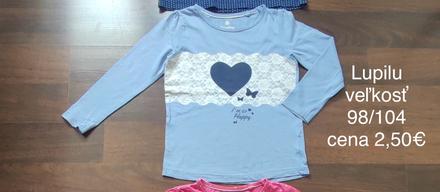 Tričká dlhý rukáv, 104