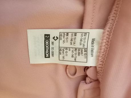 Teplakova suprava, decathlon,140