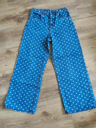 Srdiečkové rifle, v páse posuvná guma, pepco,158