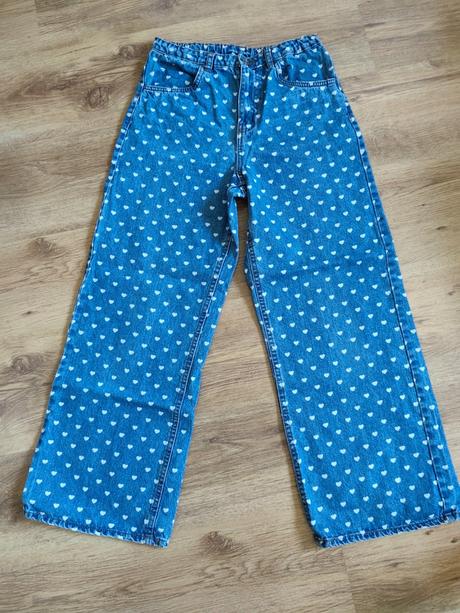 Srdiečkové rifle, v páse posuvná guma, pepco,158