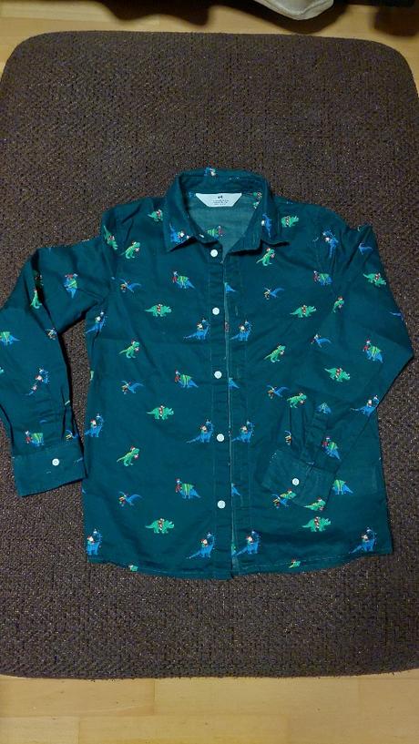 Košeľa s vianočným motívom, h&m,140