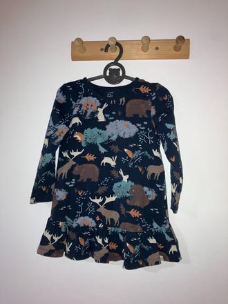 Tunika / šaty - lesné zvieratká, lindex,92