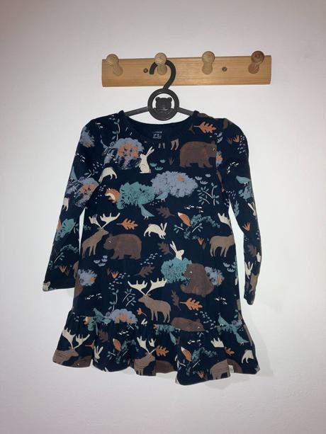 Tunika / šaty - lesné zvieratká, lindex,92