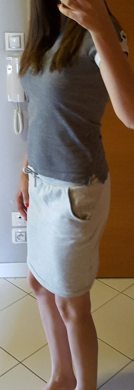 Sivá sukňa gate, gate,s