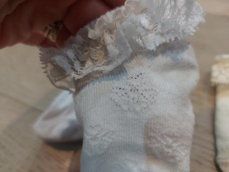 Čipkované ponožky- super stav, pepco,21