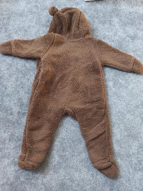 Plysovy overal, h&m, 74, h&m,74