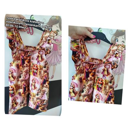 Trakačiky kraťasove s volánikmi - nové, 86