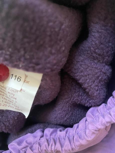 Dievčenské zateplené nohavice, 116