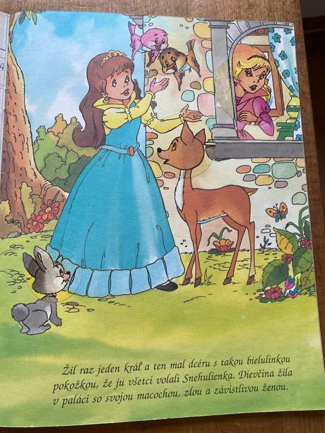 Krásna stará retro mini rozprávková knižka junior,