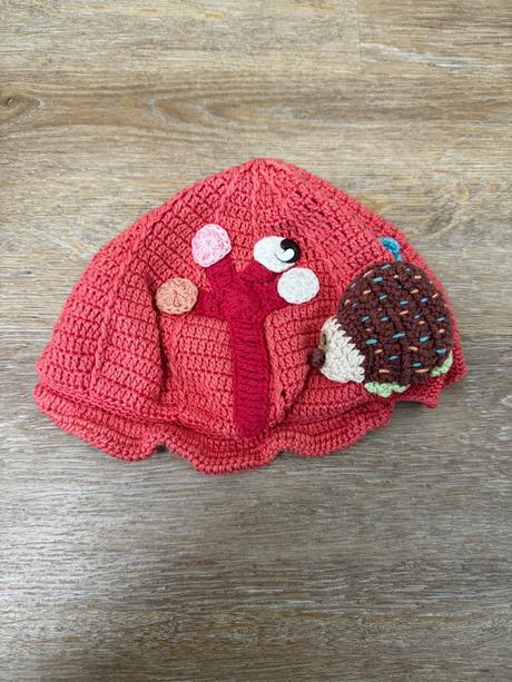 Ježková čiapka / baretka handmade, 98