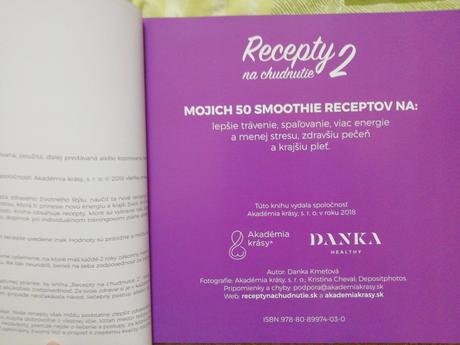 Kniha - recepty na chudnutie 2, 