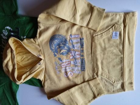 Žltá mikina zn rebel veľ. 110, rebel,110