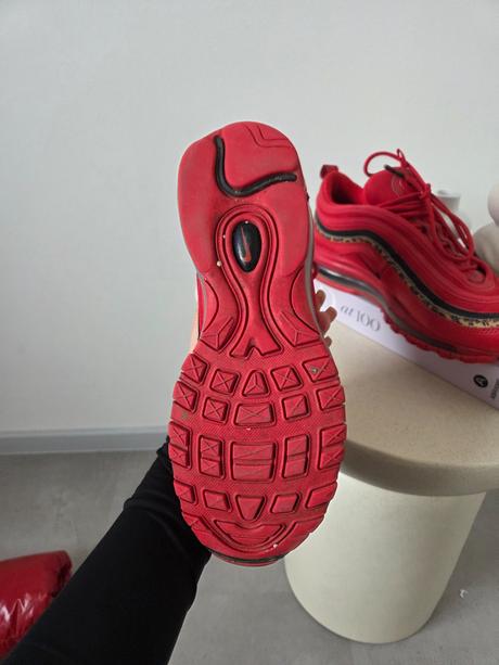 Nike airmax 97 leopard pack university red 39,5-40, nike,40
