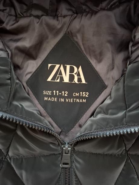 Dievčenská zimná prešívaná bunda., zara,152