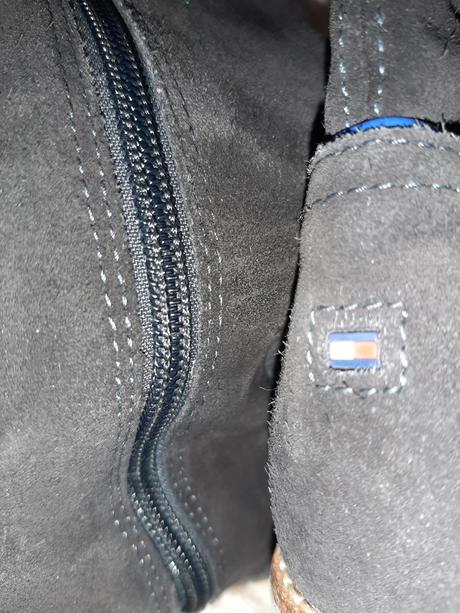 Kožené čižmy tommy hilfiger, tommy hilfiger,35