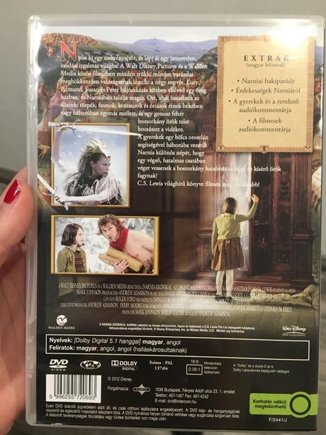 Dvd narnia, 