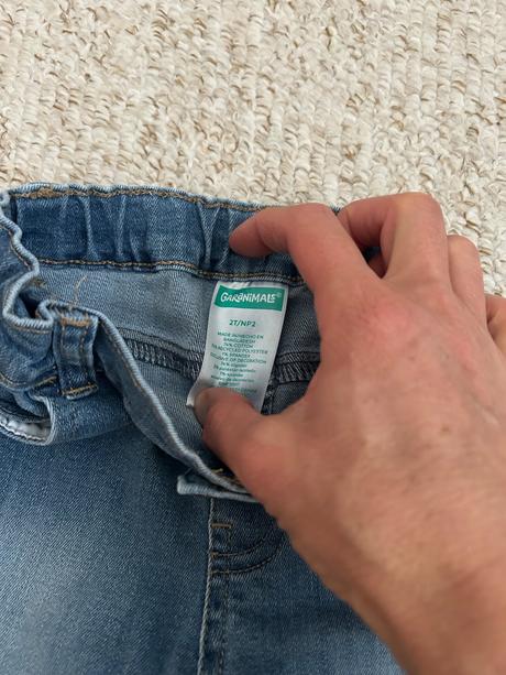 Mikina a džínsy 86/92, h&m,92