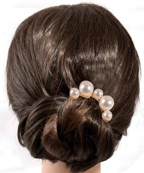 Spona do vlasov s perlami, 