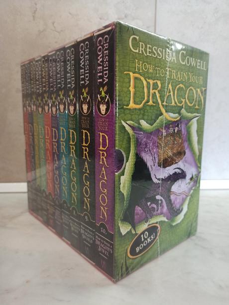 Cressida cowell how to train your dragon 10 books, 