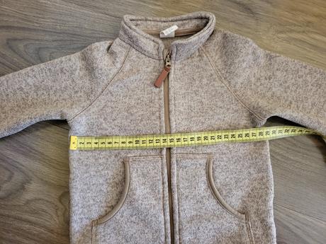 Mikina z pleteného flisu, h&m,86