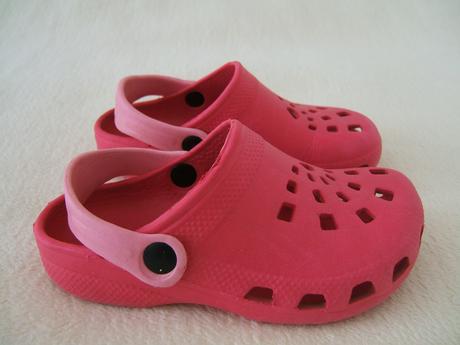 Ružové kroksy   veľkosť 27/28, f&f,27